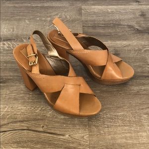 Banana Republic Tan Leather Sandals